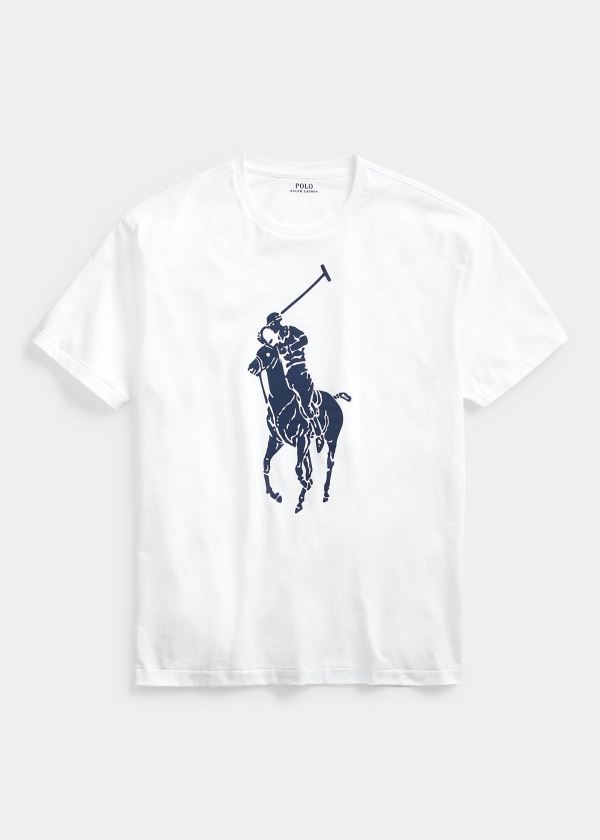 T Shirt Polo Ralph Lauren Custom Slim Fit Jersey Homem 18629-NYAG